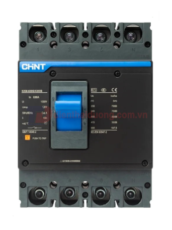 MCCB CHINT 4P 1000A 50kA ( NXM-1000S/4300B )