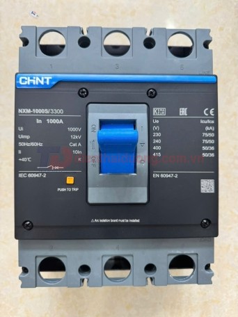 MCCB CHINT 3P 1000A 50kA ( NXM-1000S/3300 )
