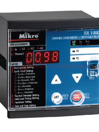 Relay bảo vệ kết hợp quá dòng và chạm đất Mikro RX1000-230A 