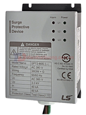 Chống sét lan truyền 3W+G 380V 80kA 3kV class II ( SPT2-80S )