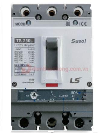 MCCB LS 3P 125A 50kA ( TD160N FMU160 ) chỉnh dòng : 0.8-0.9-1.0*In