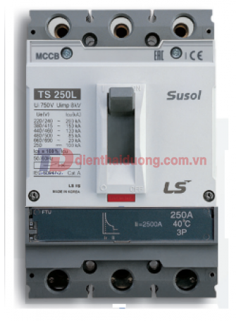 MCCB LS 3P 160A 50kA ( TS250N FTU250 )