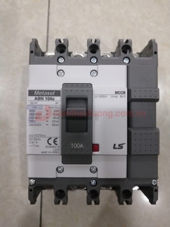 MCCB LS 4P 100A 22kA ( ABN104c )