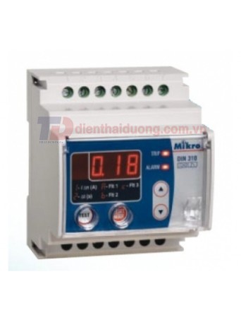 Relay bảo vệ dòng rò Mikro DIN310-230A 