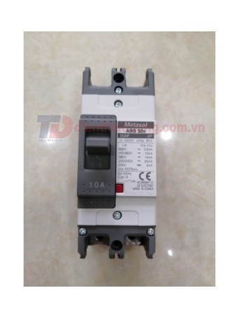 MCCB LS 2P 10A 25kA ( ABS32c )