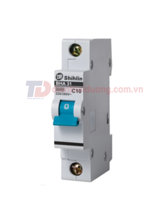 MCB SHIHLIN 1P 10A 6kA ( BHA-B3 )