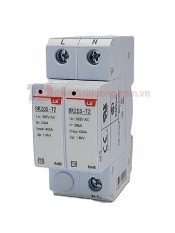 Chống sét lan truyền 2P 385V 40kA class II ( BK20S-T2 )
