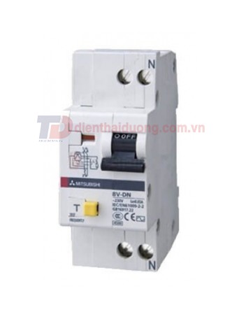 RCBO MITSUBISHI 1P+N 16A 4.5KA 30mA/100mA/300mA ( BV-DN )