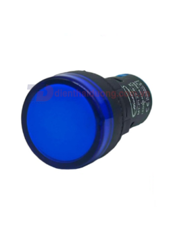 Đèn báo led MASTER Ø22 màu xanh dương loại đầu phẳng ( MT-PL22-B-S )