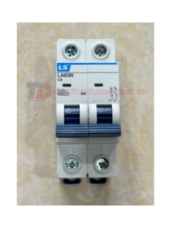 MCB LS 2P 6A 6kA ( LA63N )