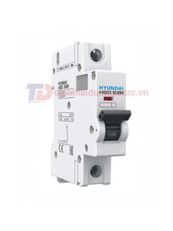 MCB HYUNDAI 1P 16A 6kA ( HGD63M )