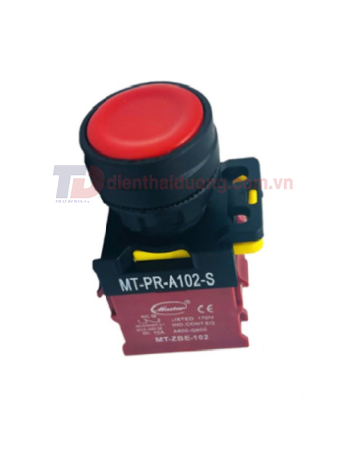 Nút nhấn OFF MASTER màu đỏ loại tự nhả ( MT-PR-A102-S )