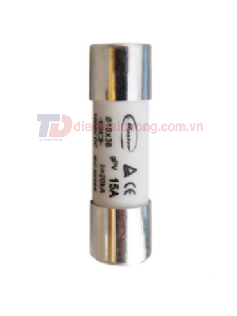 Cầu chì ống MASTER điện áp 1000VDC ngưỡng dòng từ 2A ~ 32A ( MF1038 )
