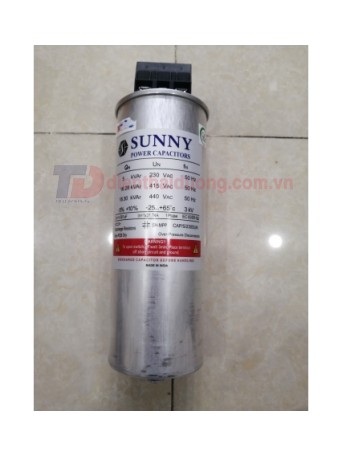 Tụ bù khô SUNNY 1P 5KVAr 230V ( CAP/05/230SUN )