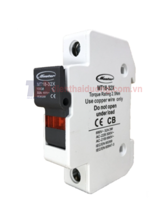 Vỏ cầu chì điều khiển MASTER có đèn báo MT18-32X