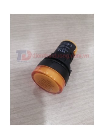 Đèn báo LED Ø22 màu vàng 220VAC ( AD22-22DS )