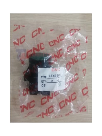 Nút nhấn không đèn CNC màu xanh 1NO Ø25 ( LAY5-EA31 )