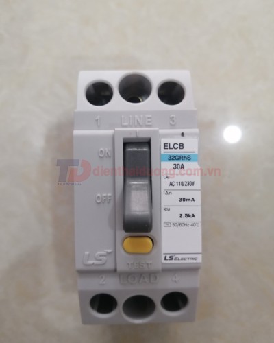 ELCB LS 2P 30A 30mA 2.5kA ( 32GRhS )