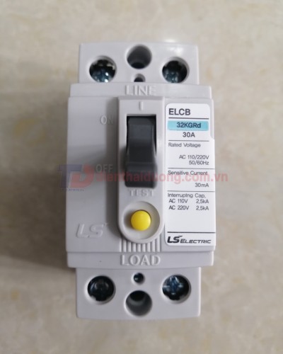 ELCB LS 2P 30A 30mA 2.5kA ( 32KGRd )