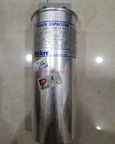 Tụ bù khô MIKRO 3P 5KVAr 440V ( MKC-445050KT )