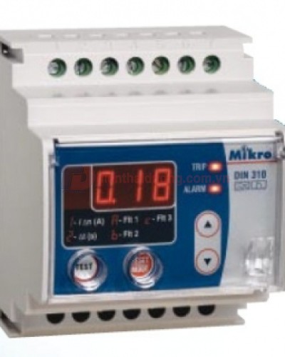 Relay bảo vệ dòng rò Mikro DIN310-230A 