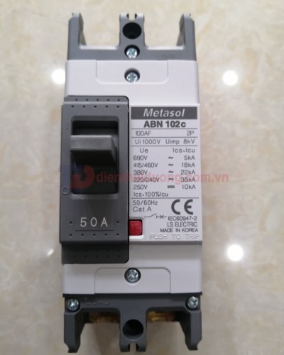 MCCB LS 2P 50A 35kA ( ABN102c )