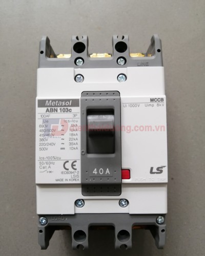 MCCB LS 3P 40A 22kA ( ABN103c )