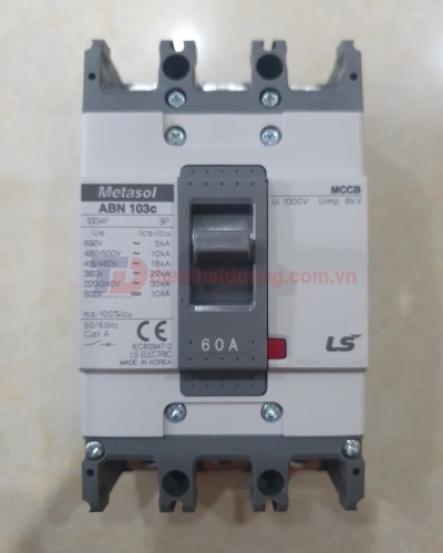 MCCB LS 3P 60A 22kA ( ABN103c )