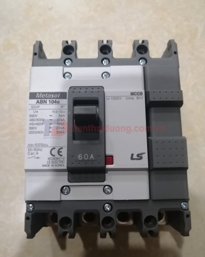 MCCB LS 4P 60A 22kA ( ABN104c )