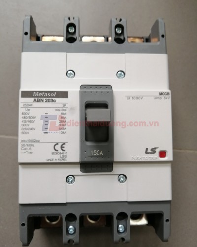 MCCB LS 3P 150A 30kA ( ABN203c )