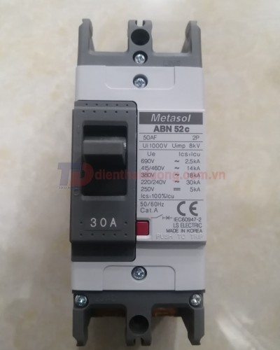 MCCB LS 2P 30A 30kA ( ABN52c )