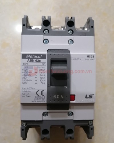 MCCB LS 3P 60A 18kA ( ABN63c )