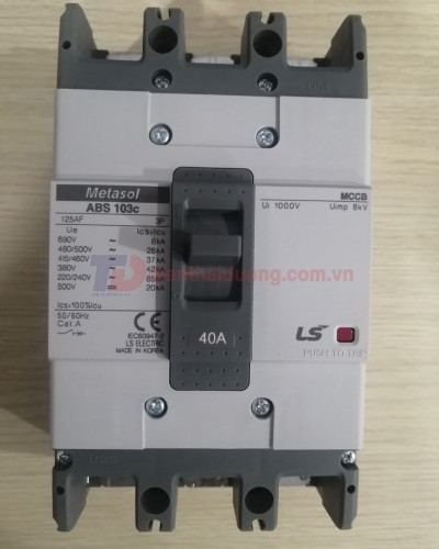 MCCB LS 3P 40A 42kA ( ABS103c )