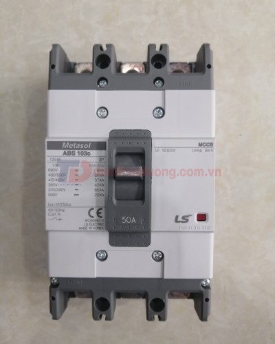 MCCB LS 3P 50A 42kA ( ABS103c )