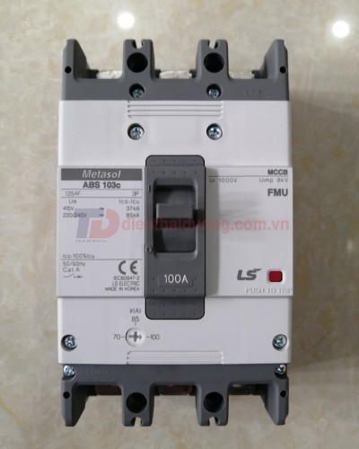 MCCB LS 3P 100A 37kA ( ABS103c FMU )