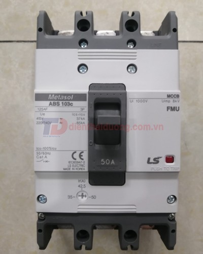 MCCB LS 3P 50A 37kA ( ABS103c FMU )