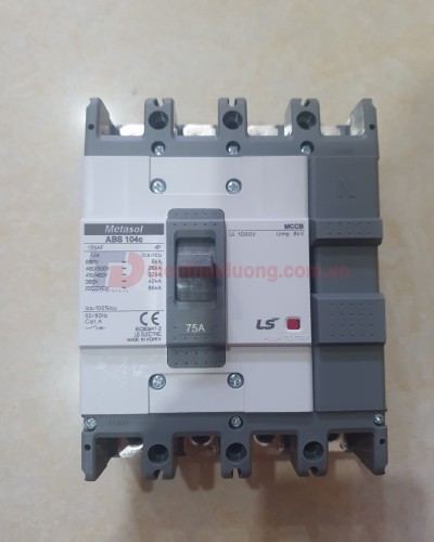 MCCB LS 4P 75A 42kA ( ABS104c )