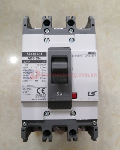 MCCB LS 3P 5A 14kA ( ABS33c )