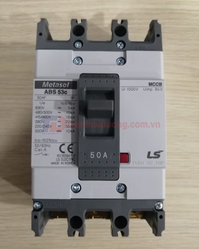 MCCB LS 3P 50A 22kA ( ABS53c )