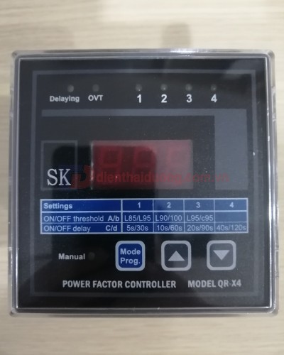 Bộ điều khiển tụ bù 04 cấp SK QR-X4 