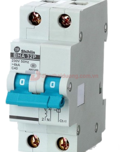 MCB SHIHLIN 2P 32A 6kA ( BHA-B3 )