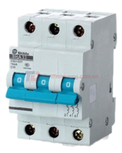 MCB SHIHLIN 3P 63A 6kA ( BHA-B3 )