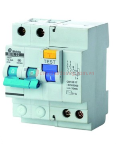 RCBO SHIHLIN 2P 32A 6kA 30mA ( BHL )