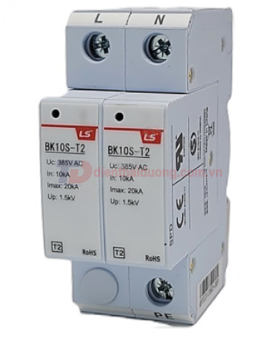 Chống sét lan truyền 2P 385V 20kA class II ( BK10S-T2 )