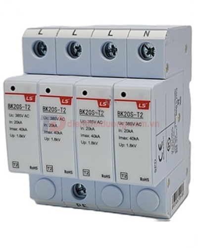Chống sét lan truyền 4P 385V 40kA class II ( BK20S-T2 )