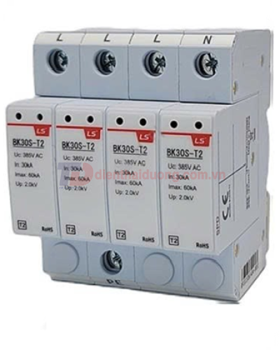 Chống sét lan truyền 4P 385V 60kA class II ( BK30S-T2 )
