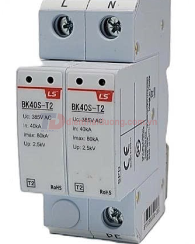 Chống sét lan truyền 2P 385V 80kA class II ( BK40S-T2 )