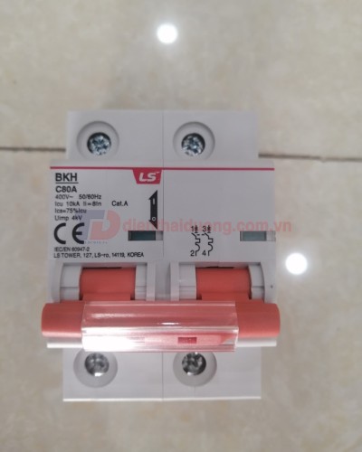 MCB LS 2P 80A 10kA ( BKH )