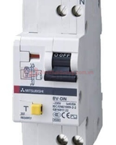 RCBO MITSUBISHI 1P+N 20A 30mA 6KA ( BV-DN6 )