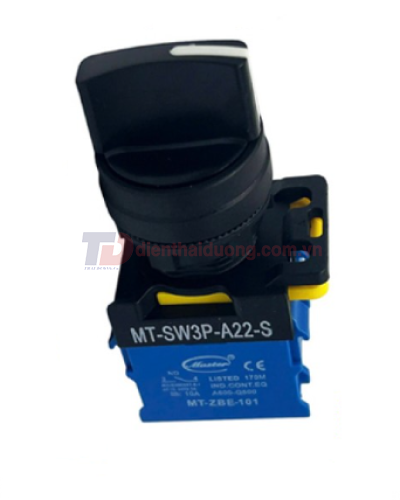 Công tắc xoay 3 vị trí MASTER 2NO ( MT-SW3P-A22-S )